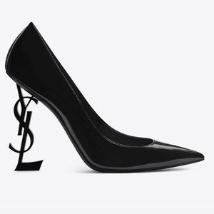 YSL Black Heels Size 7 (37)